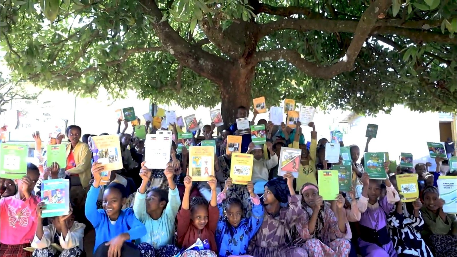 Reference books donated to schools